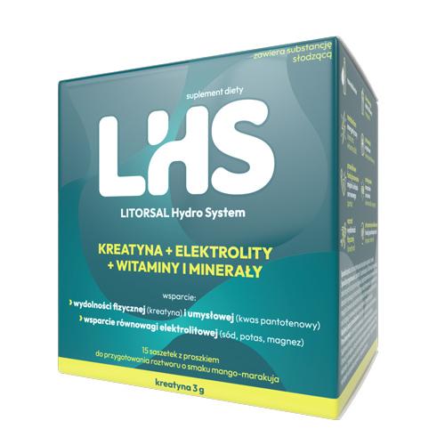 Miniaturka artykułu - LHS Litorsal Hydro System o smaku mango-marakuja, 15 saszetek