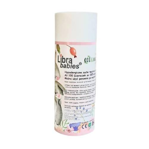 Miniaturka artykułu - Libra-Babies Ręczniczki 100% bawełna XL, 100 szt.