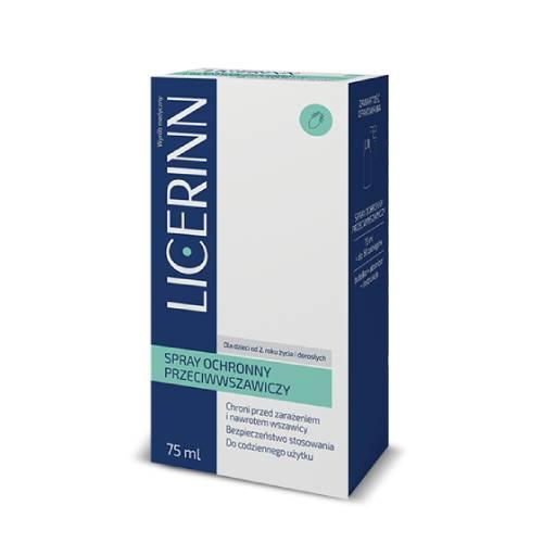 Miniaturka artykułu - Licerinn Spray ochronny przeciwwszawiczy, 75 ml USZKODZONE OPAKOWANIE TEKTUROWE