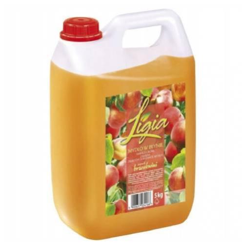 Miniaturka artykułu - LIGIA Mydło w płynie zapach brzoskwiniowy, 5l