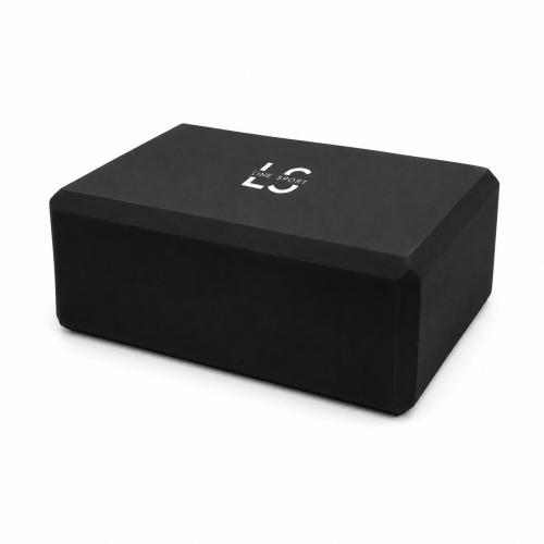 Miniaturka artykułu - Line Sport Kostka do jogi, czarna
