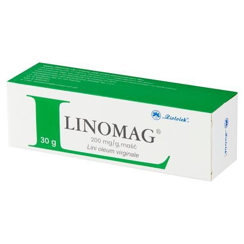 Miniaturka artykułu - LINOMAG Maść, 30 g USZKODZONE TEKTUROWE OPAKOW.