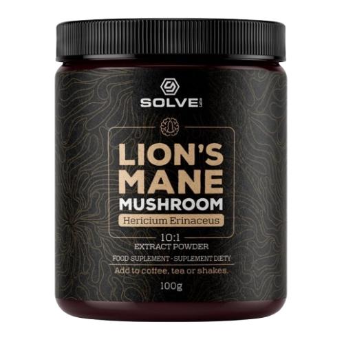 Miniaturka artykułu - Solve Labs Lion's Mane Mushroom Sopl&oacute;wka jeżowata, 100 g