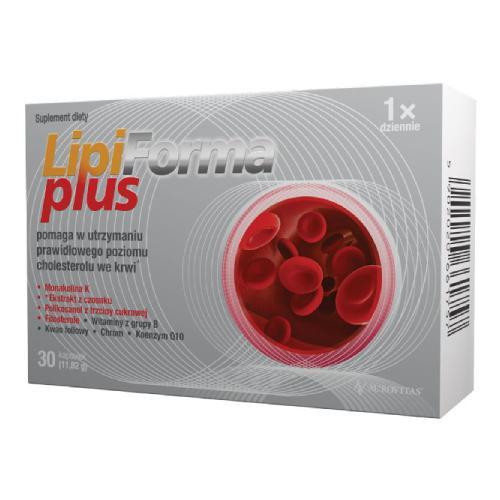 Miniaturka artykułu - LipiForma Plus - 30kaps. USZKODZONE KARTONOWE OPAKOWANIE 