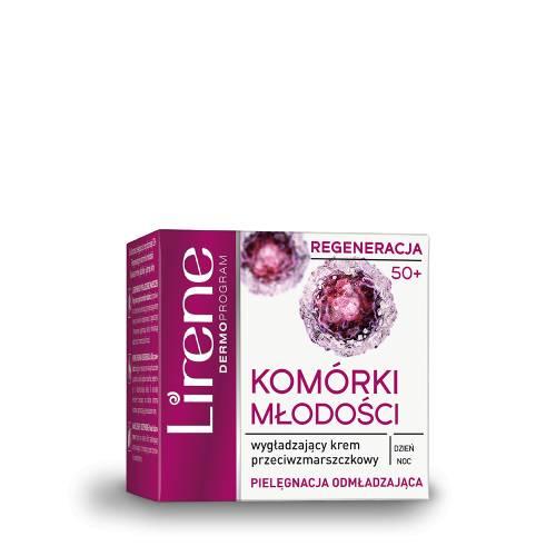 Miniaturka artykułu - LIRENE Kom&oacute;rki Młodości Wygładzający krem przeciwzmarszczkowy 50+, 50 ml