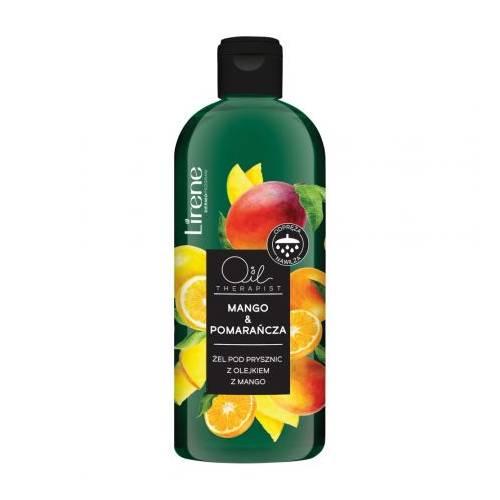 Miniaturka artykułu - LIRENE Oil Therapist Żel pod prysznic Mango & Pomarańcza, 400ml