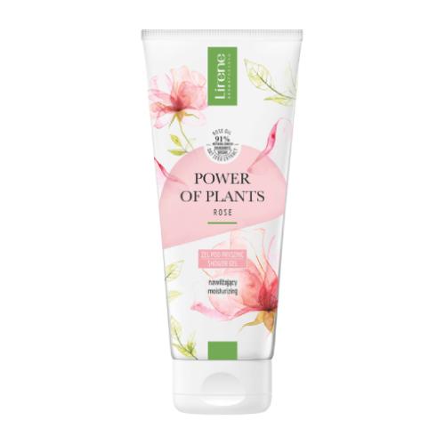 Miniaturka artykułu - LIRENE Power of Plants Rose Żel pod prysznic nawilżający, 200ml