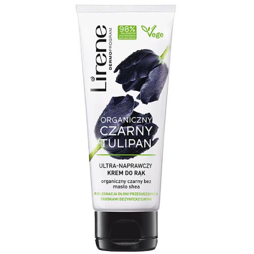 Miniaturka artykułu - LIRENE Ultra-naprawczy krem do rąk CZARNY TULIPAN, 75ml