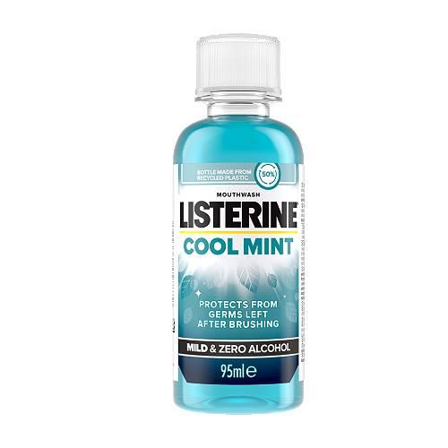 Miniaturka artykułu - Listerine Cool Mint Płyn do płukania jamy ustnej, 95 ml 