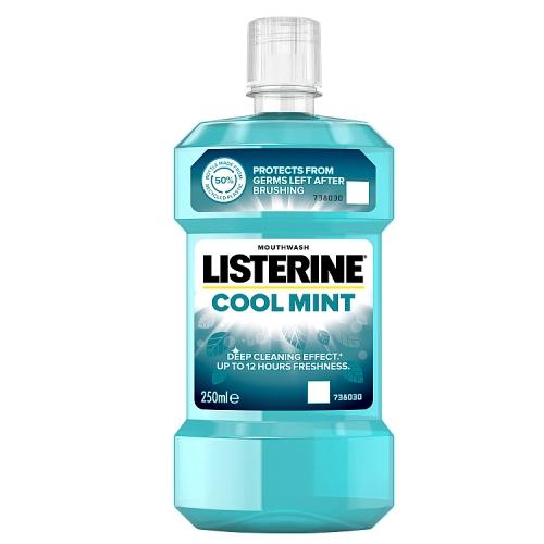 Miniaturka artykułu - LISTERINE Płyn do płukania jamy ustnej Cool Mint, 250ml