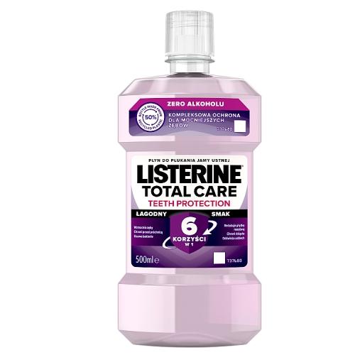 Zdjęcie produktu - LISTERINE TOTAL CARE ZERO Płyn do płukania jamy ustnej (nie zawiera alkoholu), 500 ml