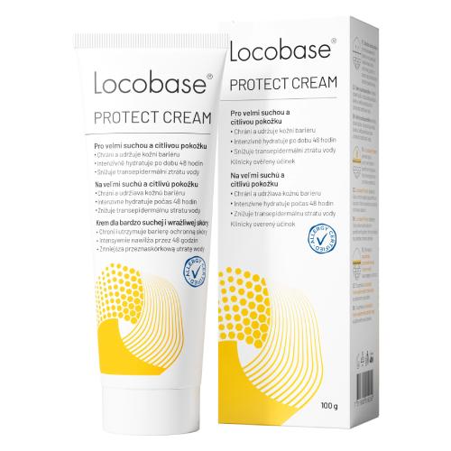 Miniaturka artykułu - Locobase Protect Bogaty odżywczy krem do sk&oacute;ry bardzo suchej i wrażliwej, 100 g