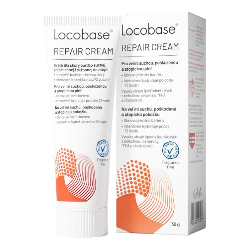 Miniaturka artykułu - Locobase Repair Bogaty odżywczy krem do sk&oacute;ry suchej, zniszczonej i skłonnej do atopii, 30 g