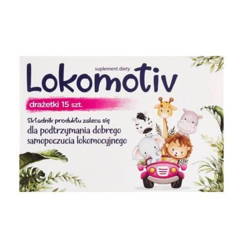 Miniaturka artykułu - Lokomotiv drażetki - 15 tabletek USZKODZONE TEKTUROWE OPAKOWANIE
