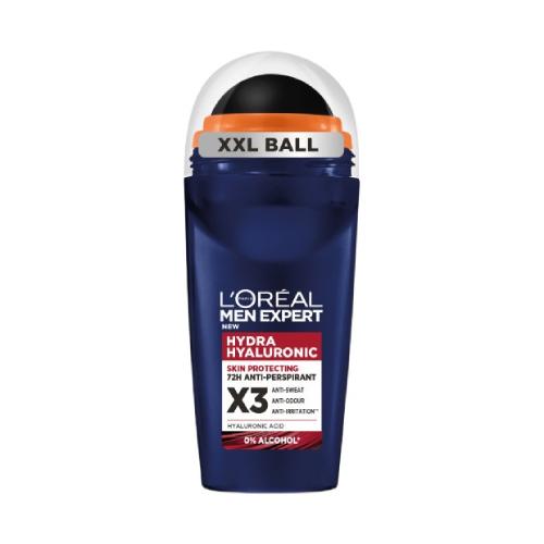 Miniaturka artykułu - L'Or&eacute;al Men Expert Hydra Hyaluronic Antyperspirant w kulce, 50 ml