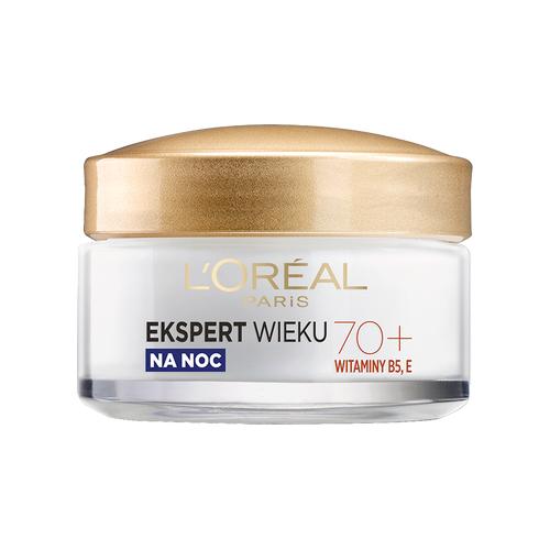 Miniaturka artykułu - L'OREAL Ekspert Wieku 70+ Przeciwzmarszczkowy krem odżywczy na noc, 50ml