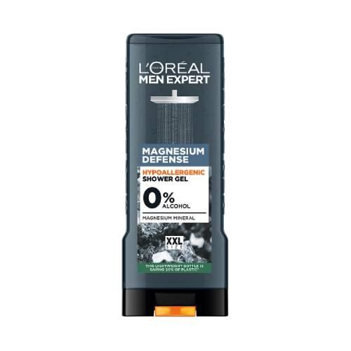 Miniaturka artykułu - L'Or&eacute;al Paris Men Expert XXL Magnesium Defense Hipoalergiczny żel pod prysznic, 400 ml