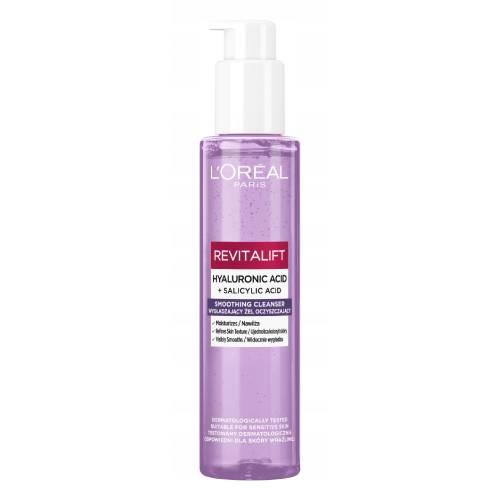 Miniaturka artykułu - L'OREAL Paris Revitalift Wygładzający żel oczyszczający z kwasem hialuronowym, 150ml