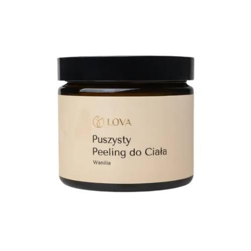 Miniaturka artykułu - LOVA Puszysty peeling do ciała Wanilia, 120ml  KRÓTKA DATA 13.09.2025