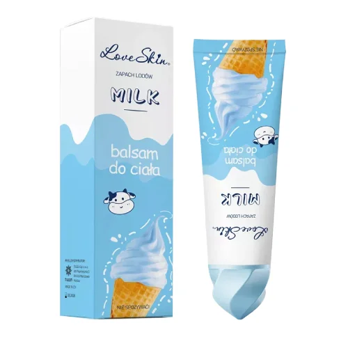 Miniaturka artykułu - Love Skin Ice Cream Milk Nawilżający balsam do ciała o zapachu lod&oacute;w, 120 g