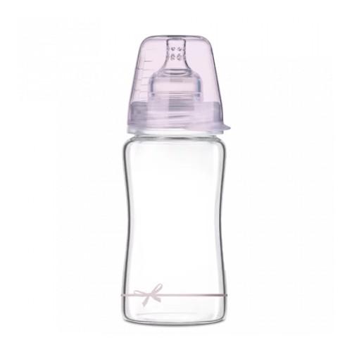 Miniaturka artykułu - LOVI Butelka szklana Diamond Glass Baby Shower girl, 250 ml