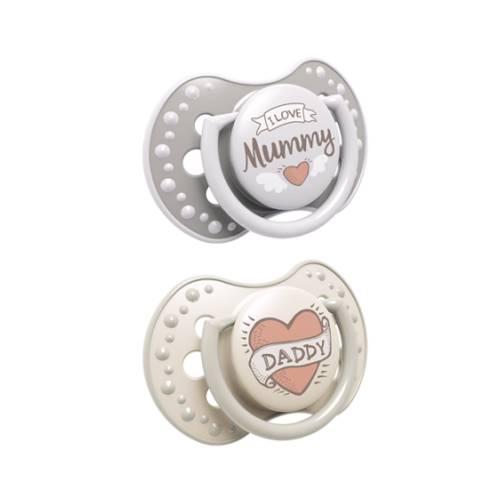 Miniaturka artykułu - LOVI I love Smoczek dynamiczny 0-3m, 2 szt