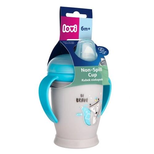 Miniaturka artykułu - LOVI Kubek niekapek Indian Summer boy 6m+ 250ml
