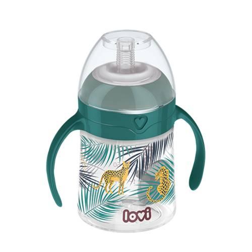 Miniaturka artykułu - LOVI Jungle Vibes Pierwszy kubek z obciążoną słomką, 150ml 