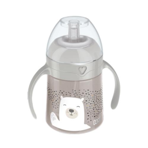 Miniaturka artykułu - LOVI Pierwszy kubek ze słomką Staw Beginner Buddy Bear 35/360, 150ml