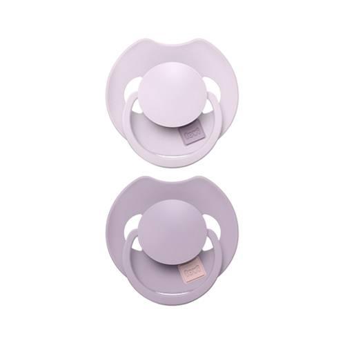 Miniaturka artykułu - LOVI Smoczek dynamiczny silikonowy 18m+ Prime Lilac/Violet, 2szt. 34/423