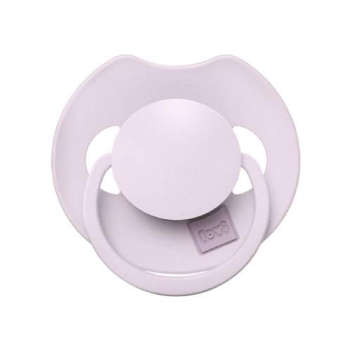 Miniaturka artykułu - LOVI Smoczek silikonowy dynamiczny 0-6m Prime Lilac, 1szt. 34/420