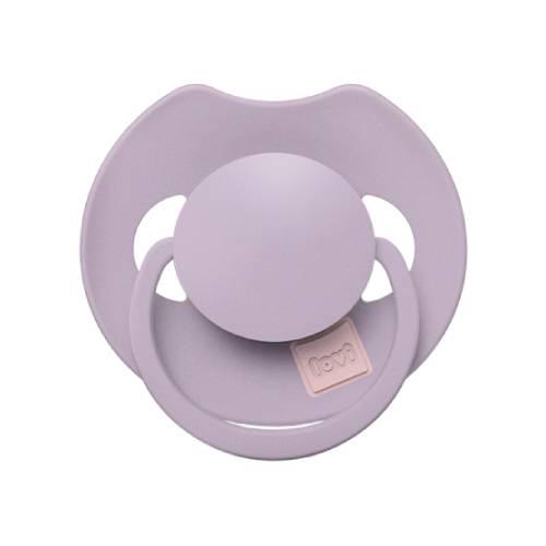 Miniaturka artykułu - LOVI Smoczek silikonowy dynamiczny 0-6m Prime Violet, 1szt. 34/421