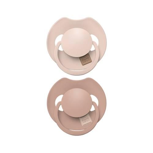 Miniaturka artykułu - LOVI Smoczek dynamiczny silikonowy 18m+ Prime Nude/Blush, 2szt. 34/407