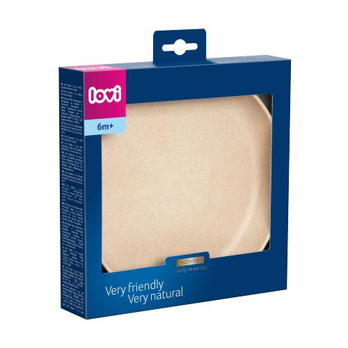 Miniaturka artykułu - LOVI Talerzyki dla niemowląt 2 sztuki Granola 21/530