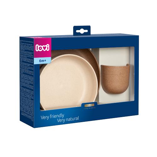 Miniaturka artykułu - LOVI Zestaw naczyń z kubkiem Granola 6m+ 21/532