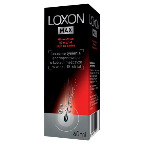 Miniaturka artykułu - LOXON MAX 5% płyn przeciw wypadaniu włos&oacute;w - 60 ml