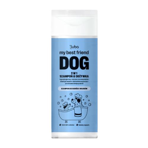 Miniaturka artykułu - LUBA DOG 2w1 Szampon & Odżywka dla ps&oacute;w, 200ml