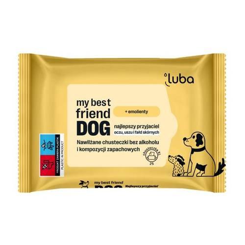 Miniaturka artykułu - LUBA DOG Nawilżane chusteczki do pielęgnacji wrażliwych miejsc, 25 szt.