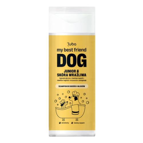 Miniaturka artykułu - LUBA DOG Szampon dla junior&oacute;w i sk&oacute;ry wrażliwej, 200ml