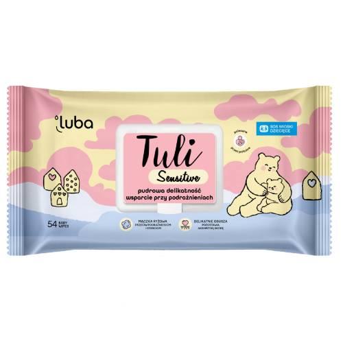 Miniaturka artykułu - Luba Tuli Sensitive Chusteczki nawilżane, 54 szt.