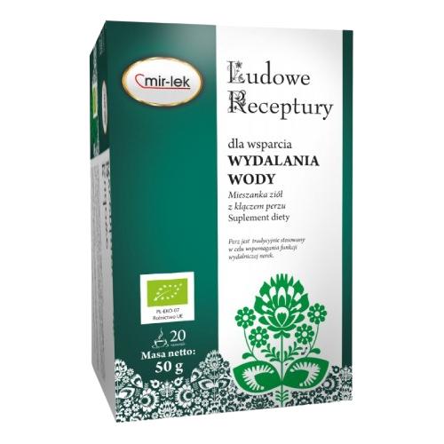 Miniaturka artykułu - LUDOWE RECEPTURY Dla wsparcia wydalania wody, 20 saszetek