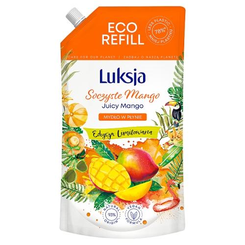 Miniaturka artykułu - LUKSJA Mango Mydło w płynie (zapas), 900ml