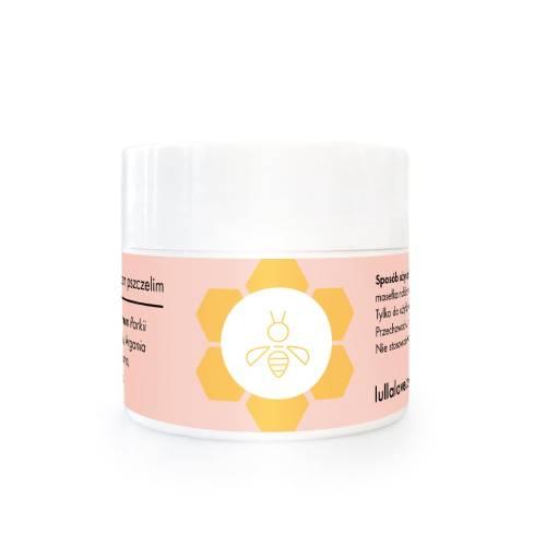 Miniaturka artykułu - Lullalove Masełko do ust z woskiem pszczelim, 15 ml