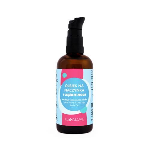 Miniaturka artykułu - Lullalove Olejek na naczynka i ciężkie nogi, 100 ml