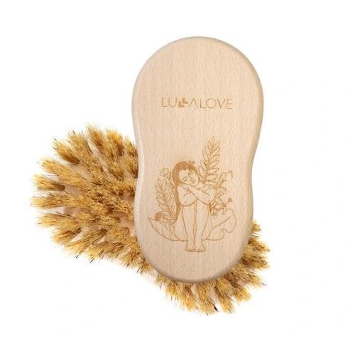 Miniaturka artykułu - LULLALOVE Szczotka do masażu ciała na sucho Matka Natura