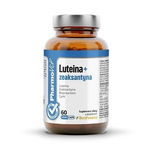 Miniaturka artykułu - PharmoVit Luteina + zeaksantyna, 60 kaps.