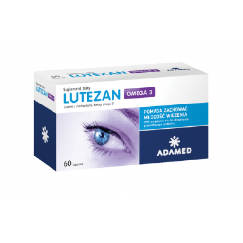 Miniaturka artykułu - Lutezan Omega 3, 60 kapsułek USZKODZONE / BRAK OPAKOWANIA