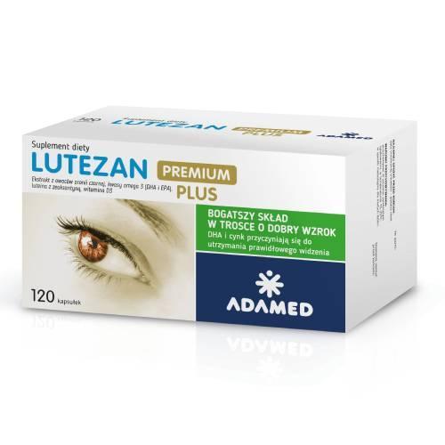 Miniaturka artykułu - Lutezan Premium Plus, 120 kapsułek USZKODZONE TEKTUROWE OPAKOWANIE