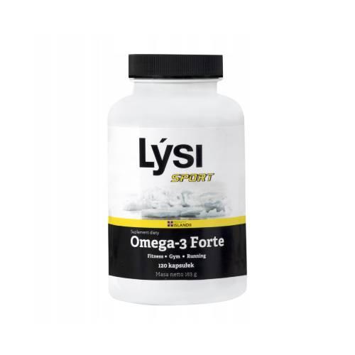 Miniaturka artykułu - Lysi Sport Omega 3 Forte 1000 mg, 120 kaps.
