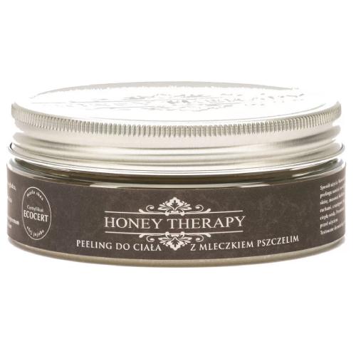 Miniaturka artykułu - ŁYSOŃ Honey Therapy Peeling do ciała Biała Fantazja, 200g